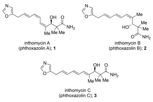 short tin free synthesis of all three inthomycins